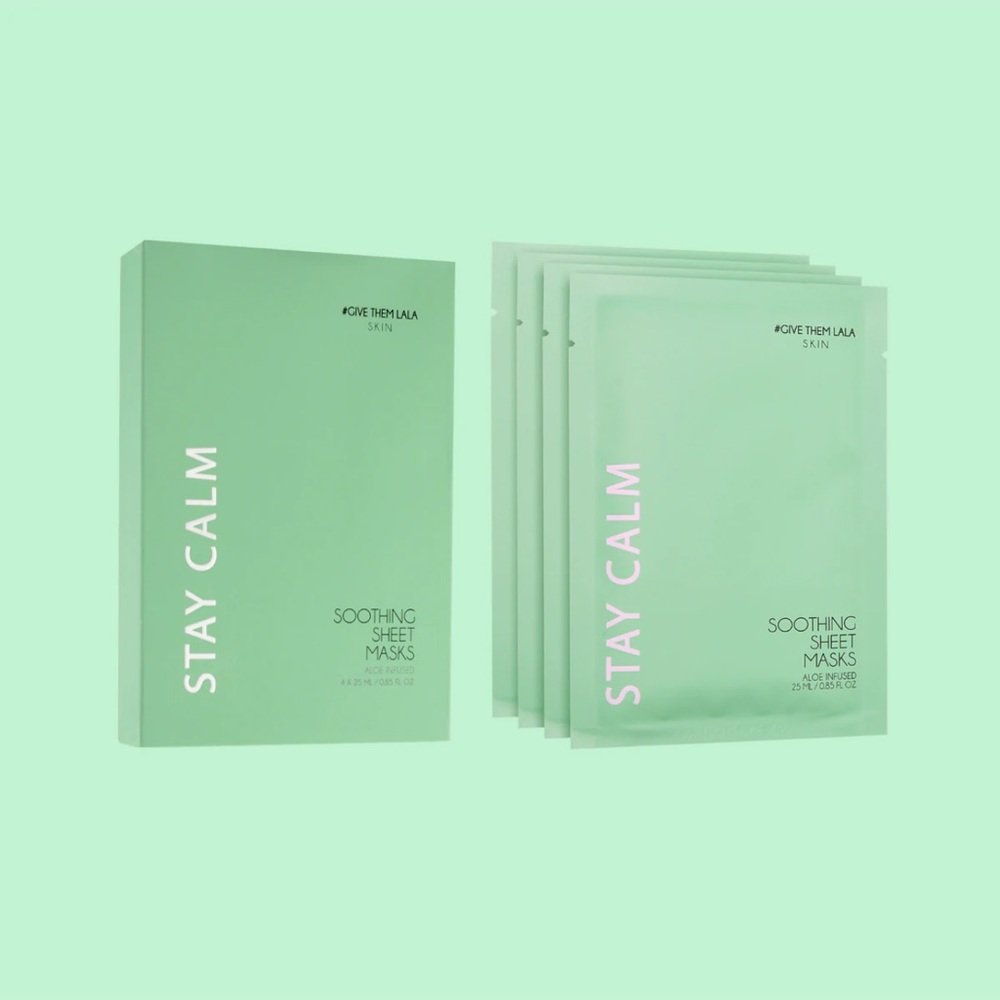 Give Them Lala Beauty Stay Calm Soothing Sheet Masks